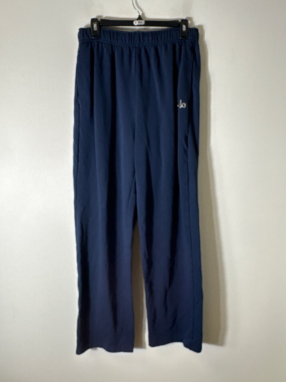 Alo Yoga Navy Blue Strait Leg Sweatpants Sz M